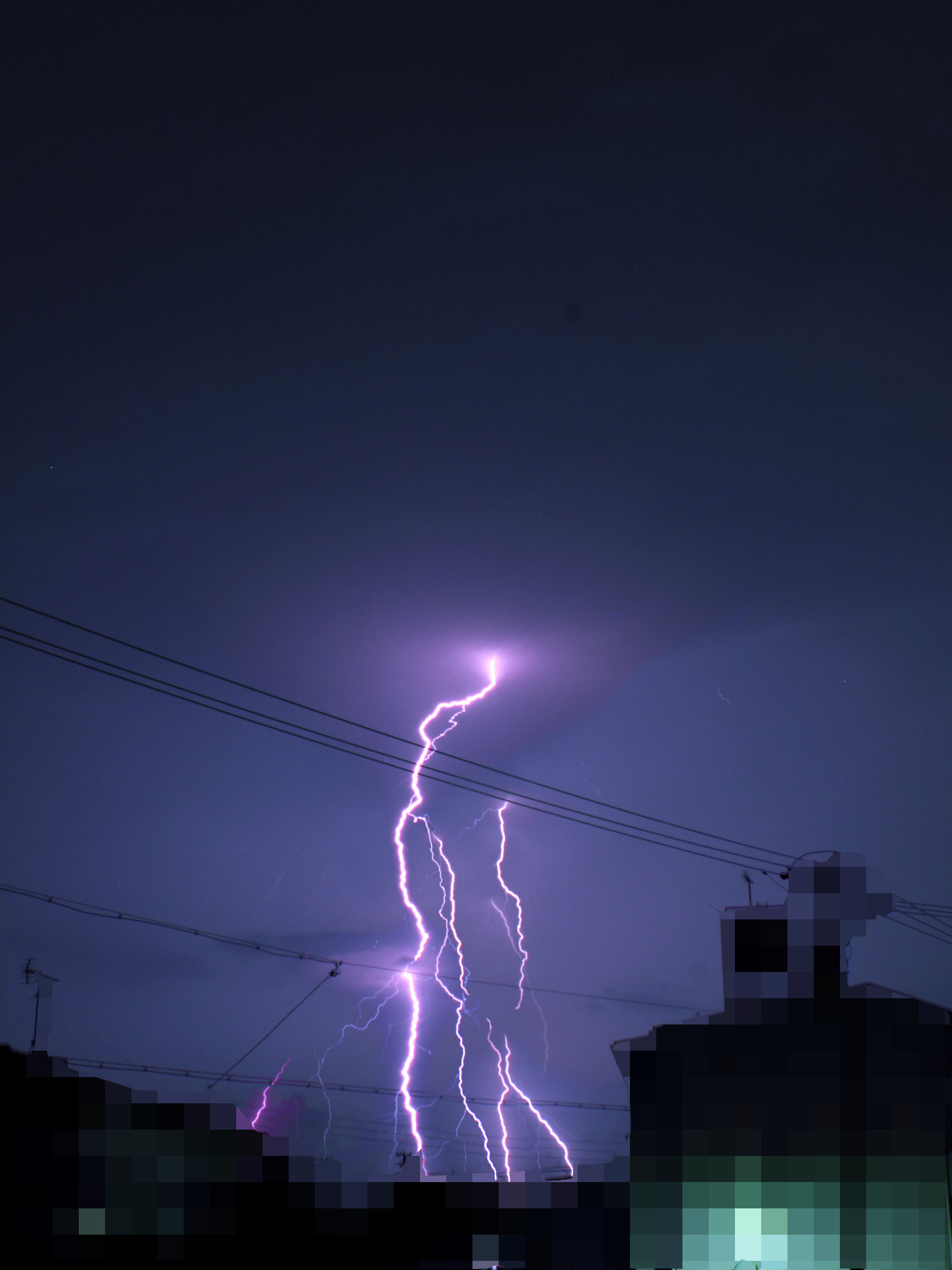 雷の写真